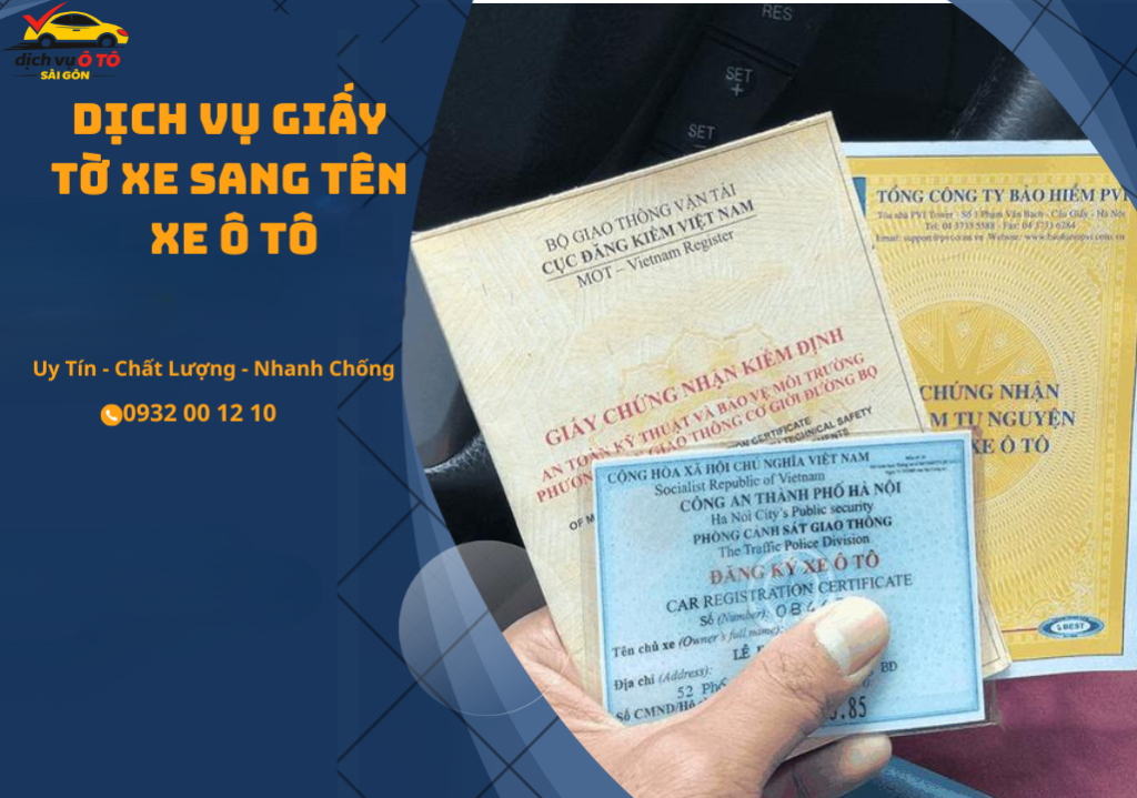 dịch vụ đăng ký xe ô tô sài gòn