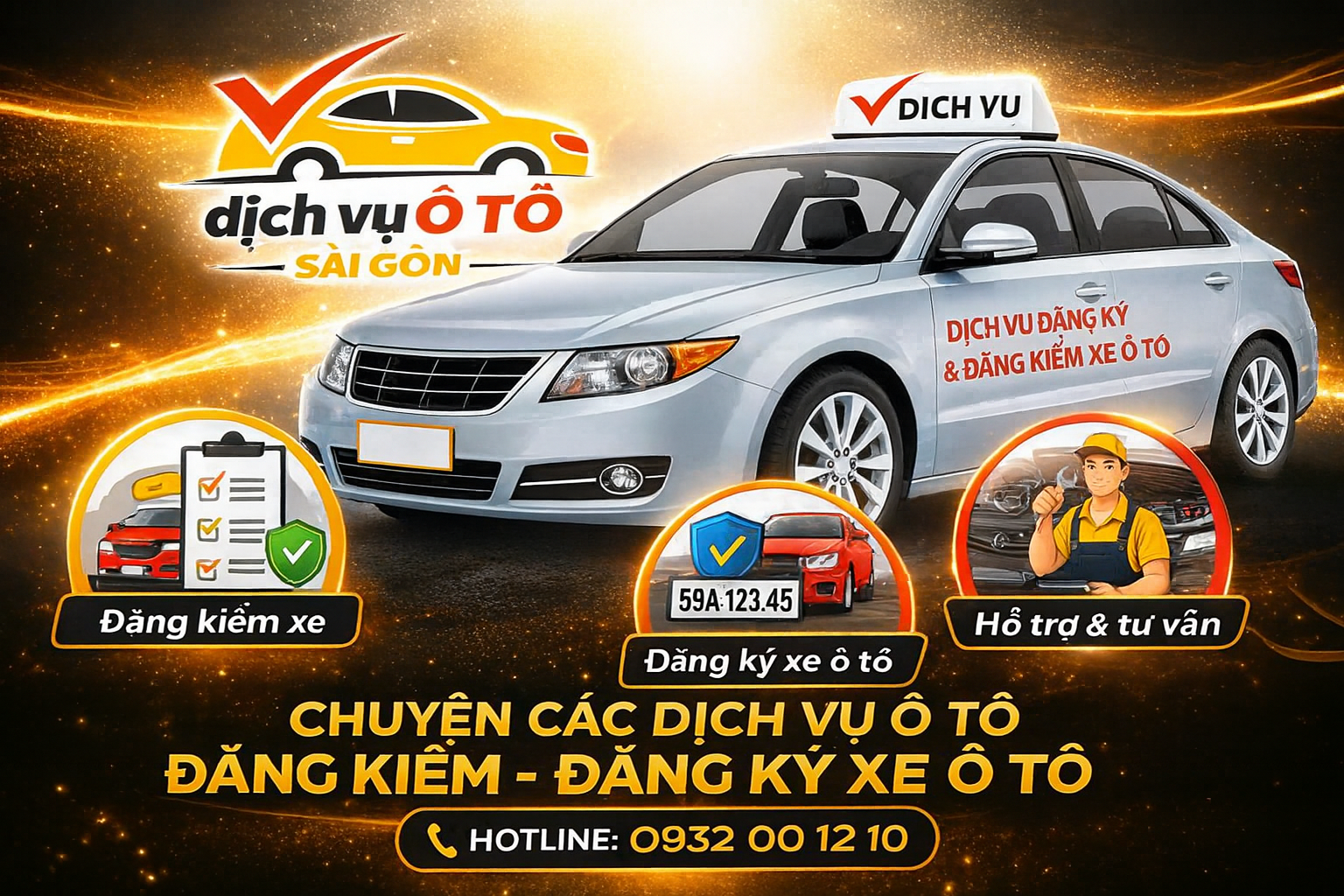 Dịch vụ đăng kiểm xe ô tô tại nhà ở TP HCM