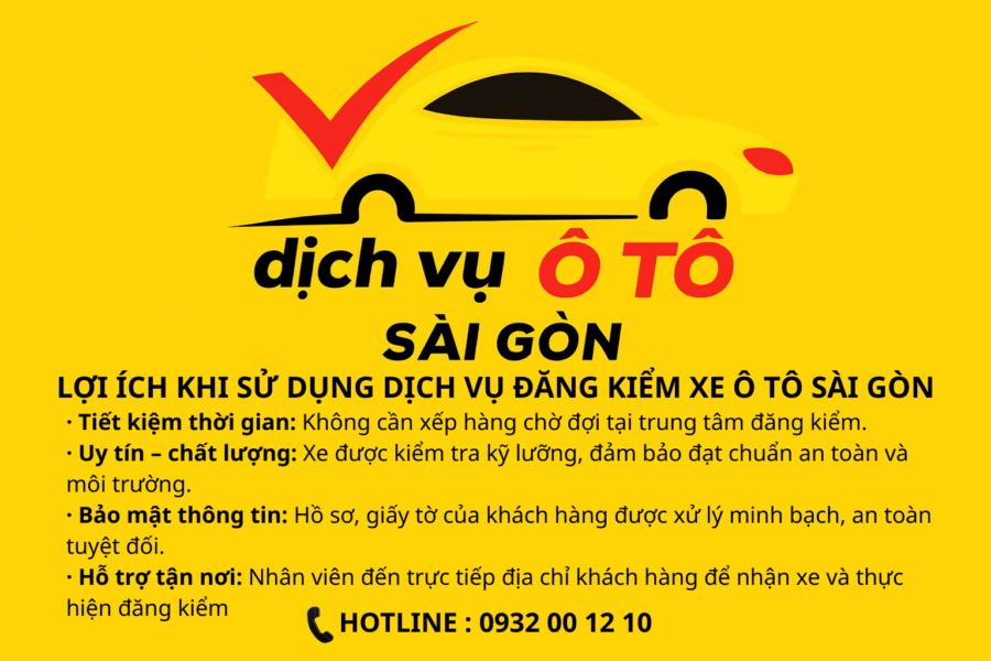 Lợi ích khi sử dụng dịch vụ đăng kiểm sài gòn