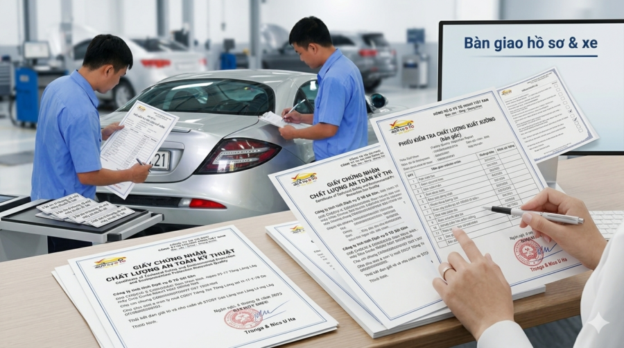 hồ sơ pháp lý đăng ký đăng kiểm xe ô tô