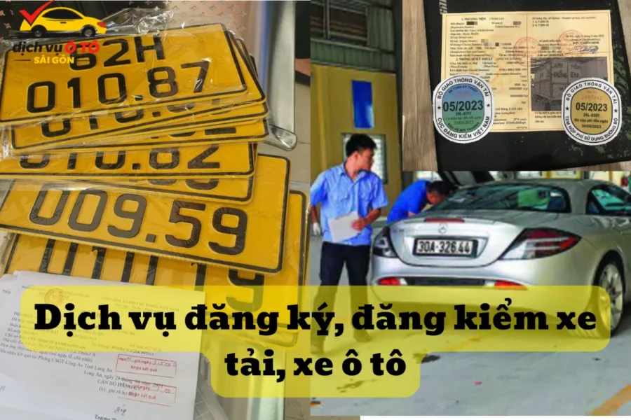 dịch vụ đăng ký đăng kiểm xe ô tô