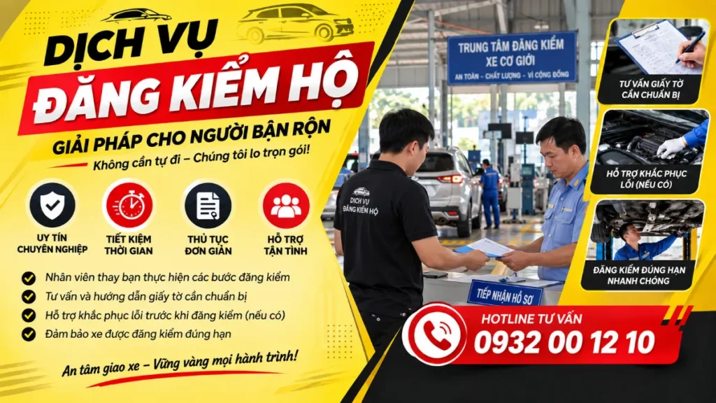 dịch vụ đăng kiểm hộ